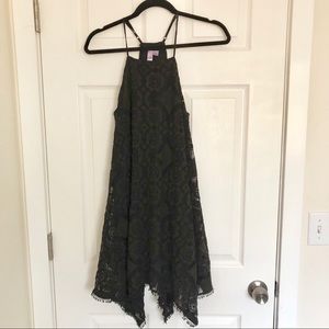 Black Lace Shift Dress